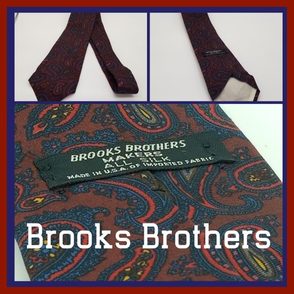 VTG Brooks Brother Tie 56" - Picture 1 of 4